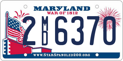 MD license plate 2MD6370