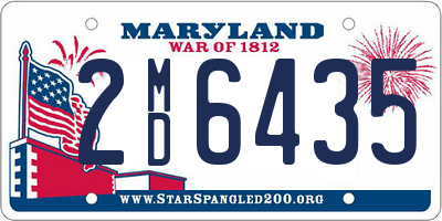 MD license plate 2MD6435