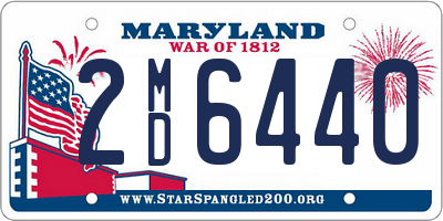 MD license plate 2MD6440