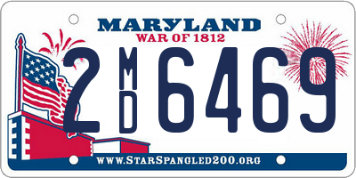 MD license plate 2MD6469