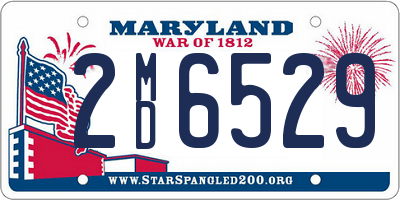 MD license plate 2MD6529