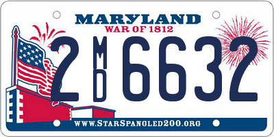 MD license plate 2MD6632