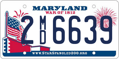 MD license plate 2MD6639