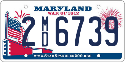 MD license plate 2MD6739