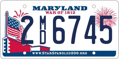 MD license plate 2MD6745