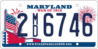MD license plate 2MD6746