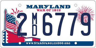 MD license plate 2MD6779