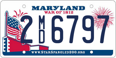 MD license plate 2MD6797