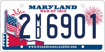 MD license plate 2MD6901