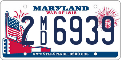 MD license plate 2MD6939