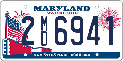 MD license plate 2MD6941