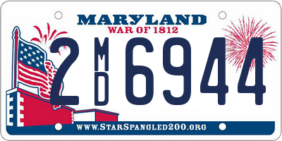 MD license plate 2MD6944