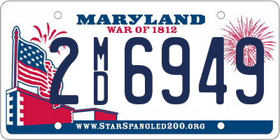 MD license plate 2MD6949