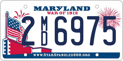 MD license plate 2MD6975