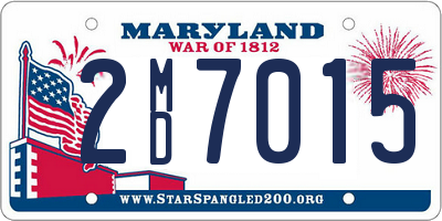 MD license plate 2MD7015