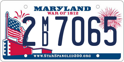 MD license plate 2MD7065