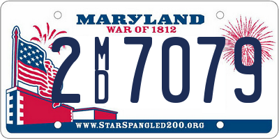 MD license plate 2MD7079