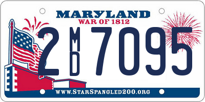 MD license plate 2MD7095