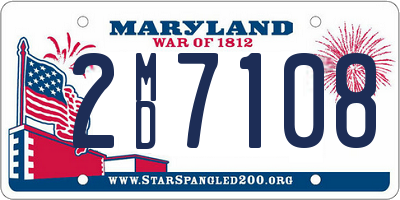 MD license plate 2MD7108