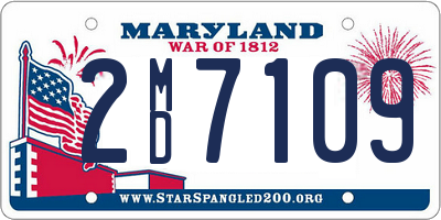 MD license plate 2MD7109