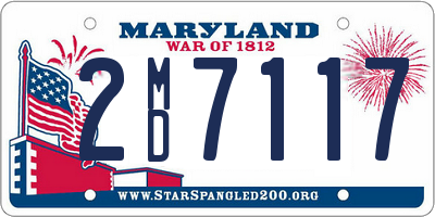 MD license plate 2MD7117