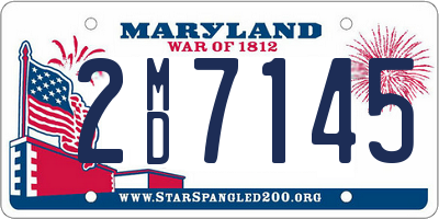 MD license plate 2MD7145