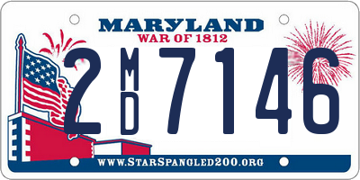 MD license plate 2MD7146
