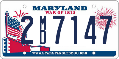 MD license plate 2MD7147
