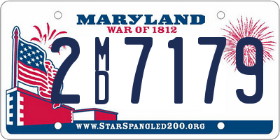 MD license plate 2MD7179