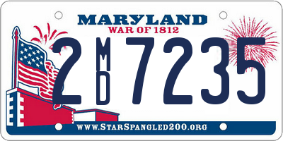 MD license plate 2MD7235