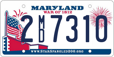 MD license plate 2MD7310