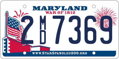 MD license plate 2MD7369