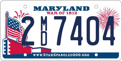MD license plate 2MD7404