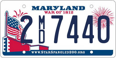 MD license plate 2MD7440
