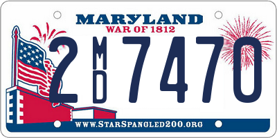 MD license plate 2MD7470