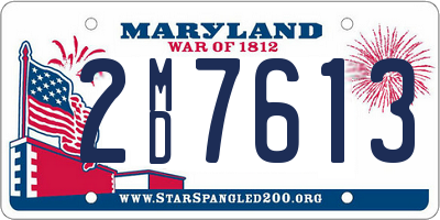 MD license plate 2MD7613