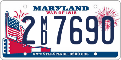 MD license plate 2MD7690