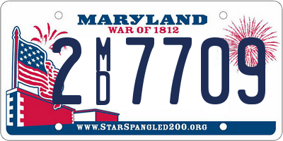 MD license plate 2MD7709