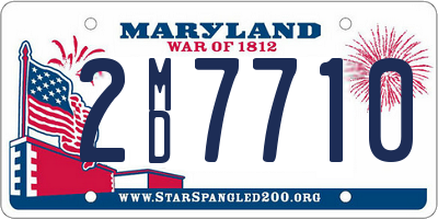 MD license plate 2MD7710