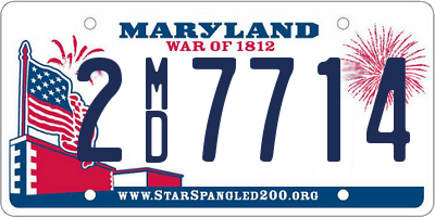 MD license plate 2MD7714