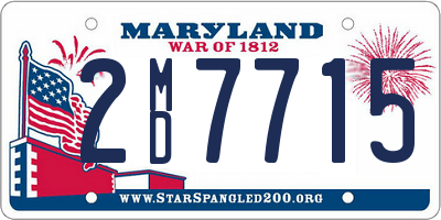 MD license plate 2MD7715