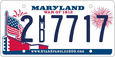 MD license plate 2MD7717