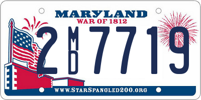 MD license plate 2MD7719