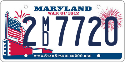 MD license plate 2MD7720