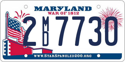 MD license plate 2MD7730