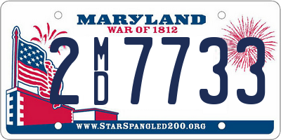 MD license plate 2MD7733