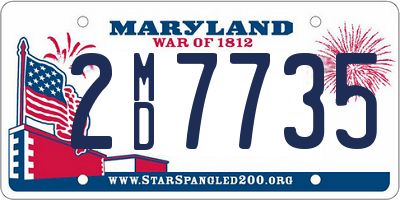 MD license plate 2MD7735