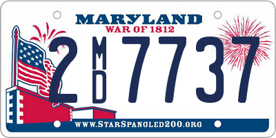 MD license plate 2MD7737