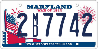 MD license plate 2MD7742