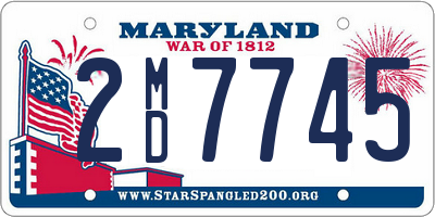 MD license plate 2MD7745